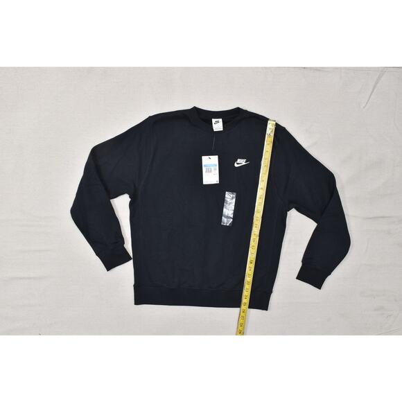 Nike Mens Crewneck Sweatshirt Sportswear Club Fleece Size M NEW BV2662-010 - Picture 3 of 8